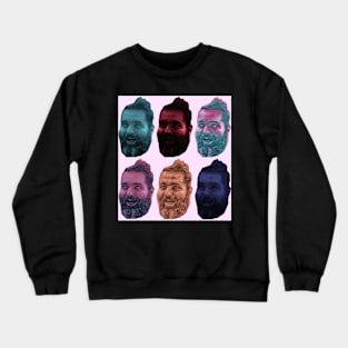 Faces of Seth Crewneck Sweatshirt